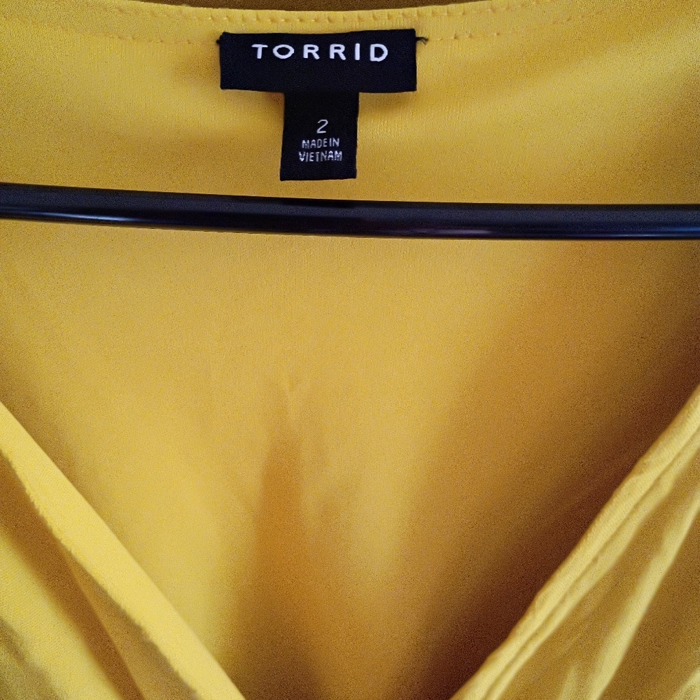 Yellow Torrid Maxi Dress